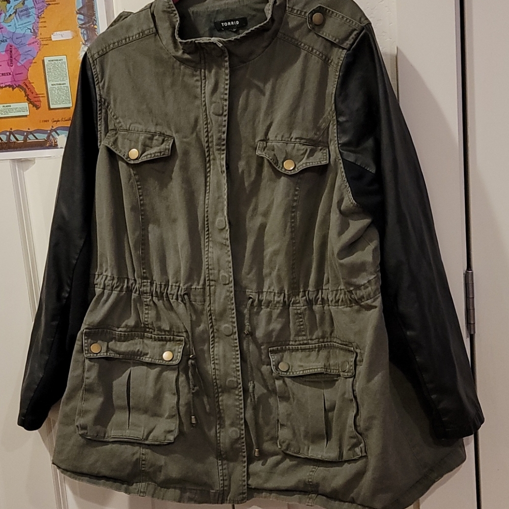 TORRID FOLLOW YOUR DREAMS MILITARY JACKET
